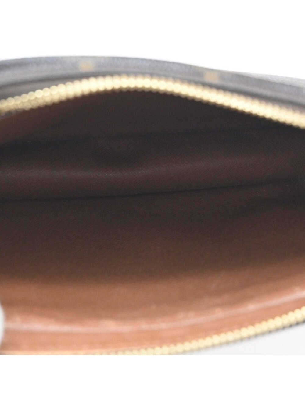 Louis Vuitton Marly Dragonne Clutch Brown Monogram Leather - Picture 10 of 15